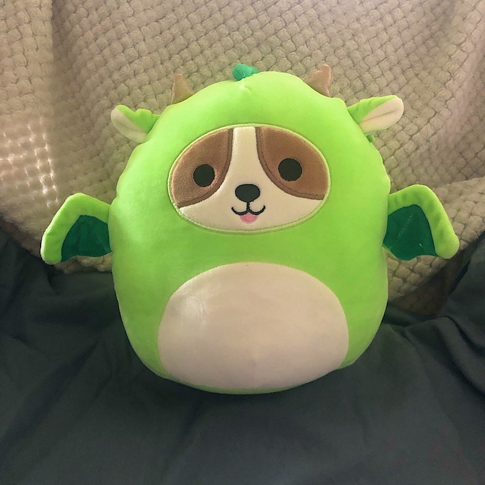 Squishmallow Reginald corgi dragon 8”